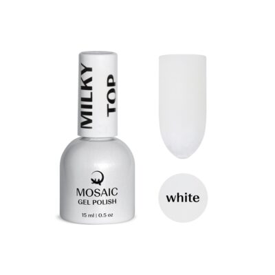 Brillo final blanco lechoso