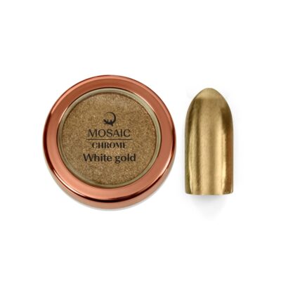 Pigmento Cromado Dorado (white gold)