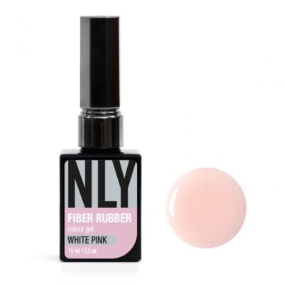 NLY Fiber rubber White Pink15 ml